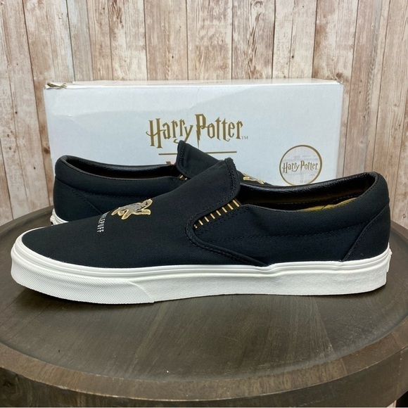 Vans x Harry Potter Huffle Puff‎ Classic Slip on Sneakers Size 13 Men - Picture 8 of 13